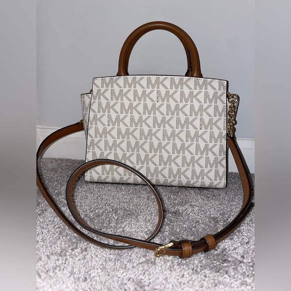 Michael Kors Tan and Cream Satchel - Picture 2 of 3